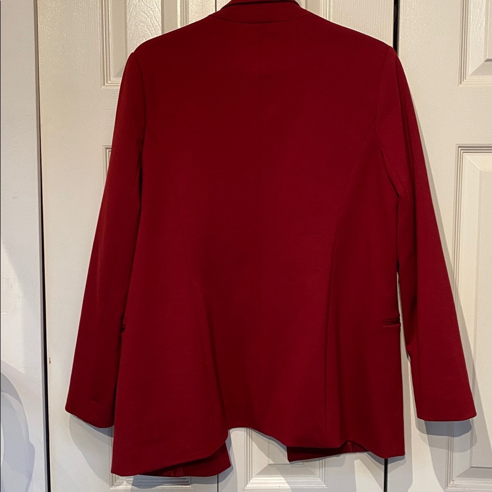 Jules & Leopold blazer in deep red - Sz L - Picture 4 of 4